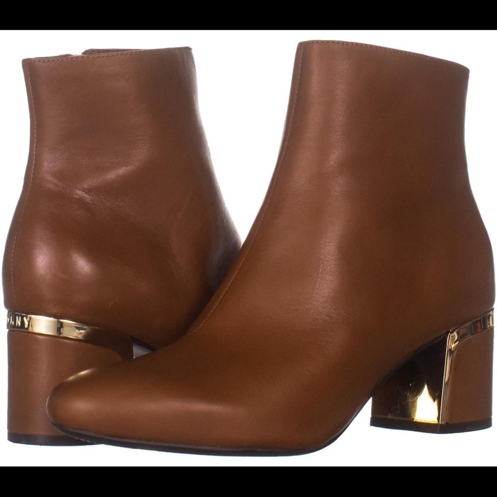 DKNY brown booties, new without tag